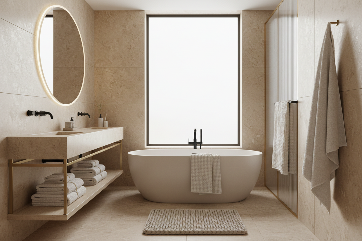 Set di 2 asciugamani da lavabo 30x50 Bianco cotone 600 grammi | Leroy Set di 2 asciugamani da lavabo 30x50 Bianco cotone 600 grammi | Leroy