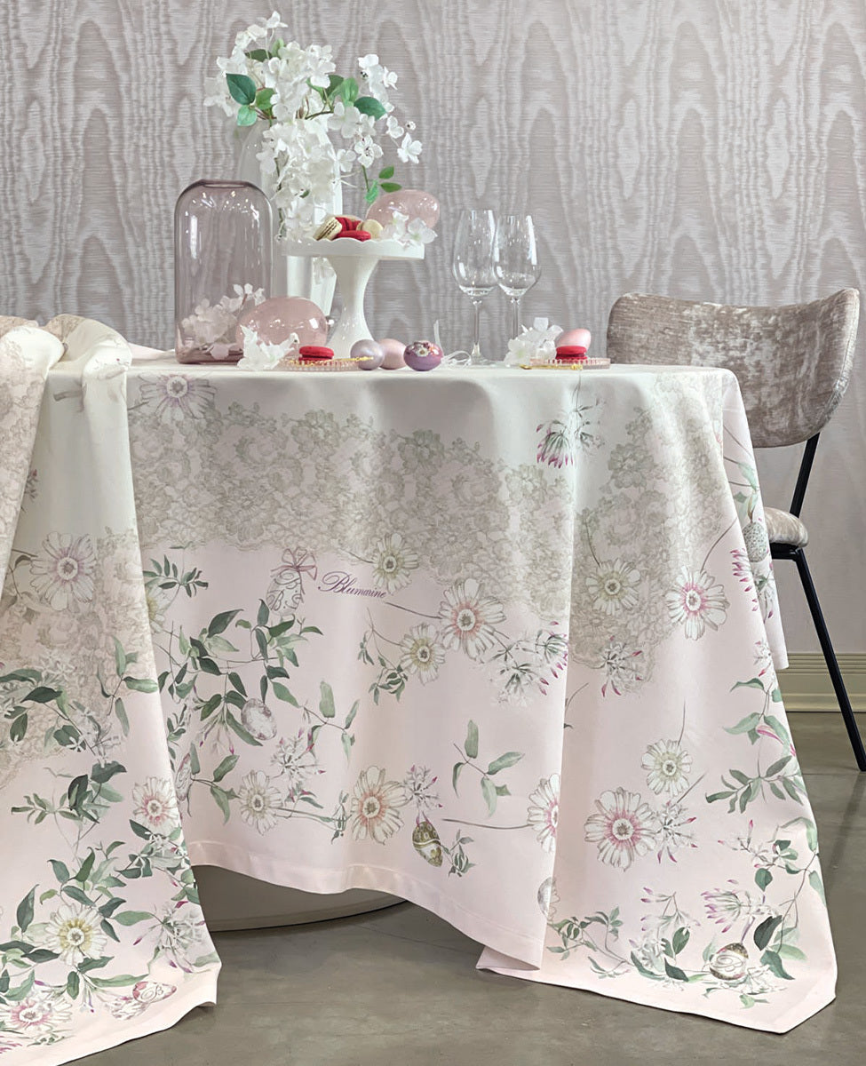 Blumarine Home Tovaglia Pasqua l'Ulivo 2504B - Varie Dimensioni