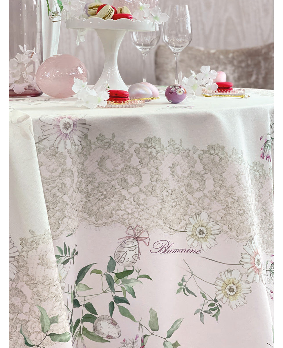 Blumarine Home Tovaglia Pasqua l'Ulivo 2504B - Varie Dimensioni