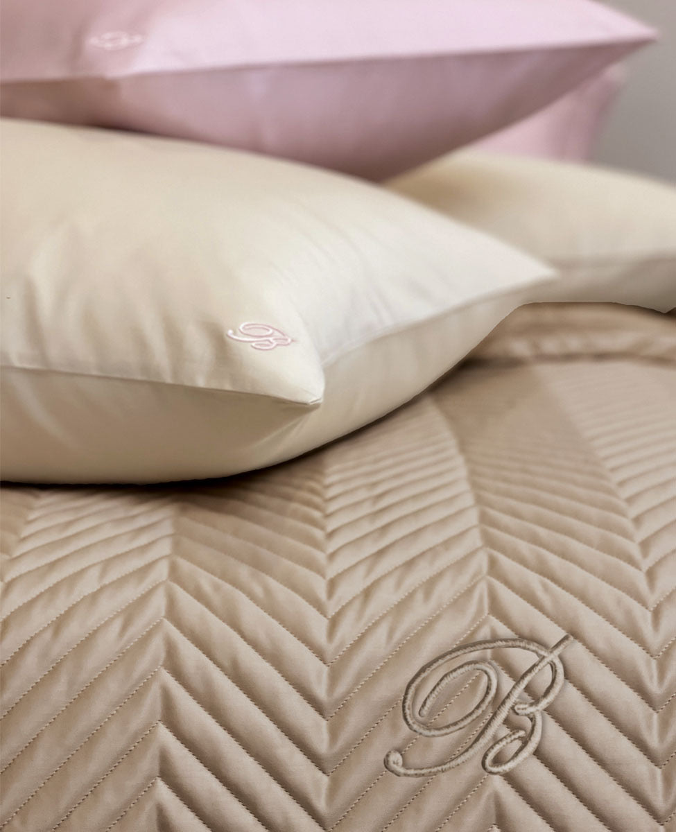 Blumarine Home Copriletto Trapuntato Matrimoniale Stile Blu 2504S206