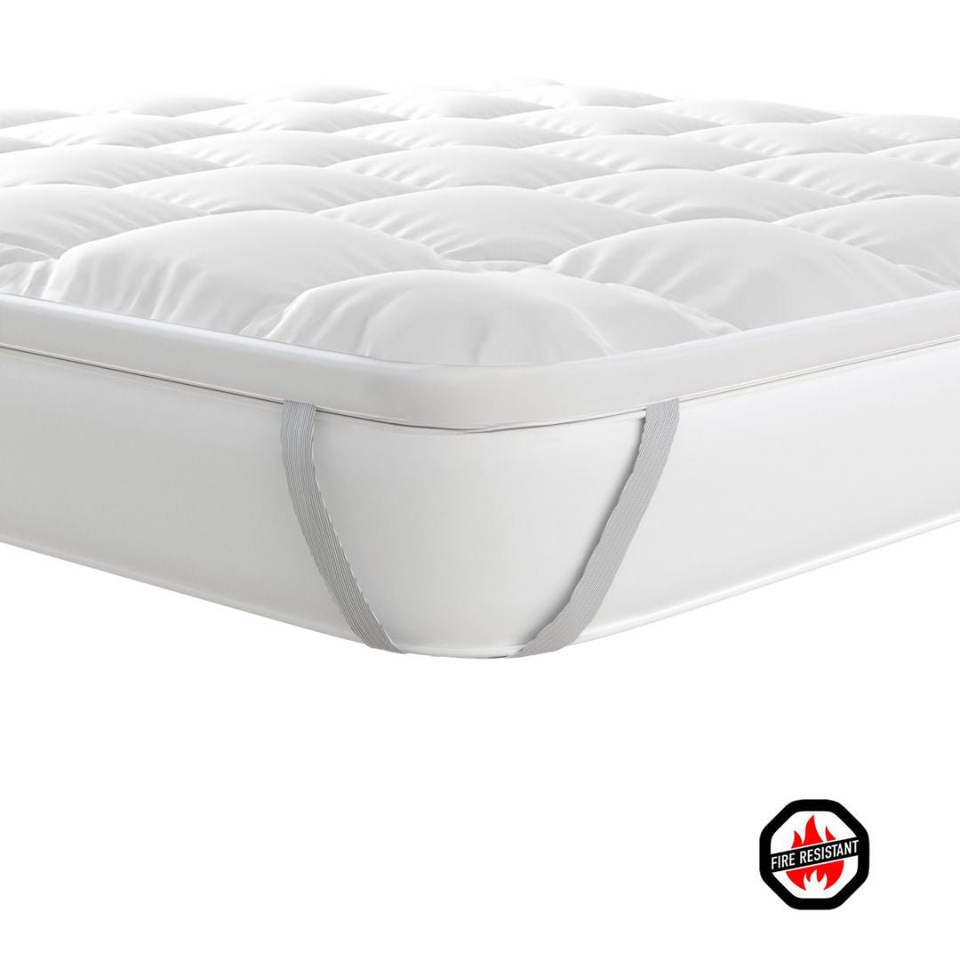 Topper Coprimaterasso Trapuntato Ignifugo Six Hotellerie - Varie Dimensioni
