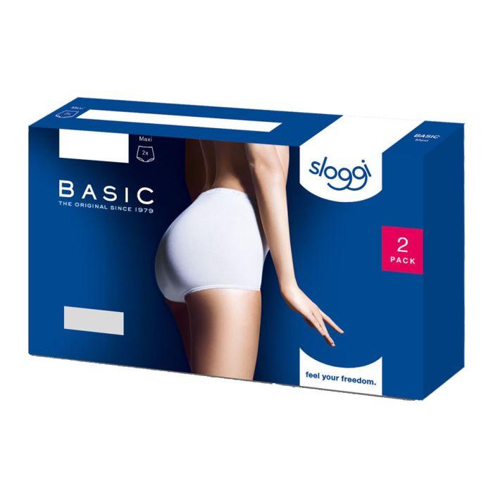 Sloggi Donna 2 Slip Basic Maxi S18 - Passarelli Biancheria