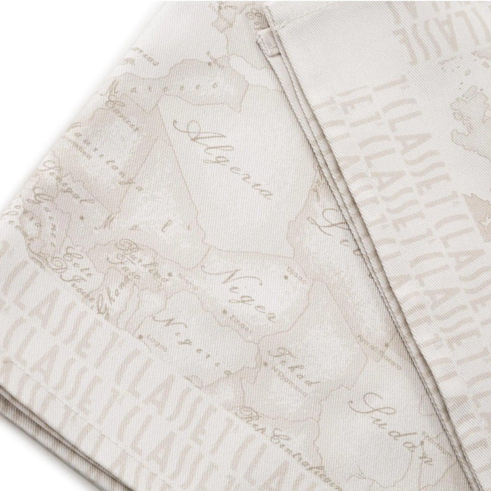 Alviero Martini Geo White 2 Tovaglioli in Cotone decorativi per tavola 1009590 S16 - Passarelli Biancheria