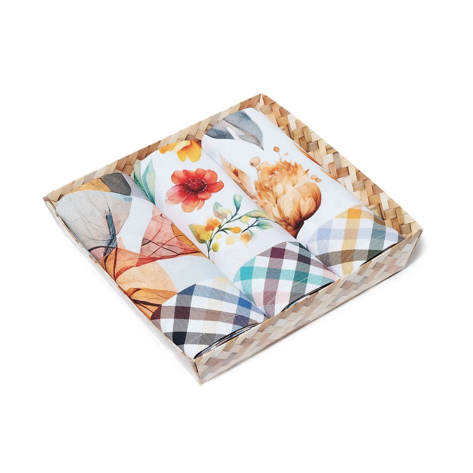 Caleffi Confezione 3 Strofinacci per Cucina in Cotone - Vari Disegni