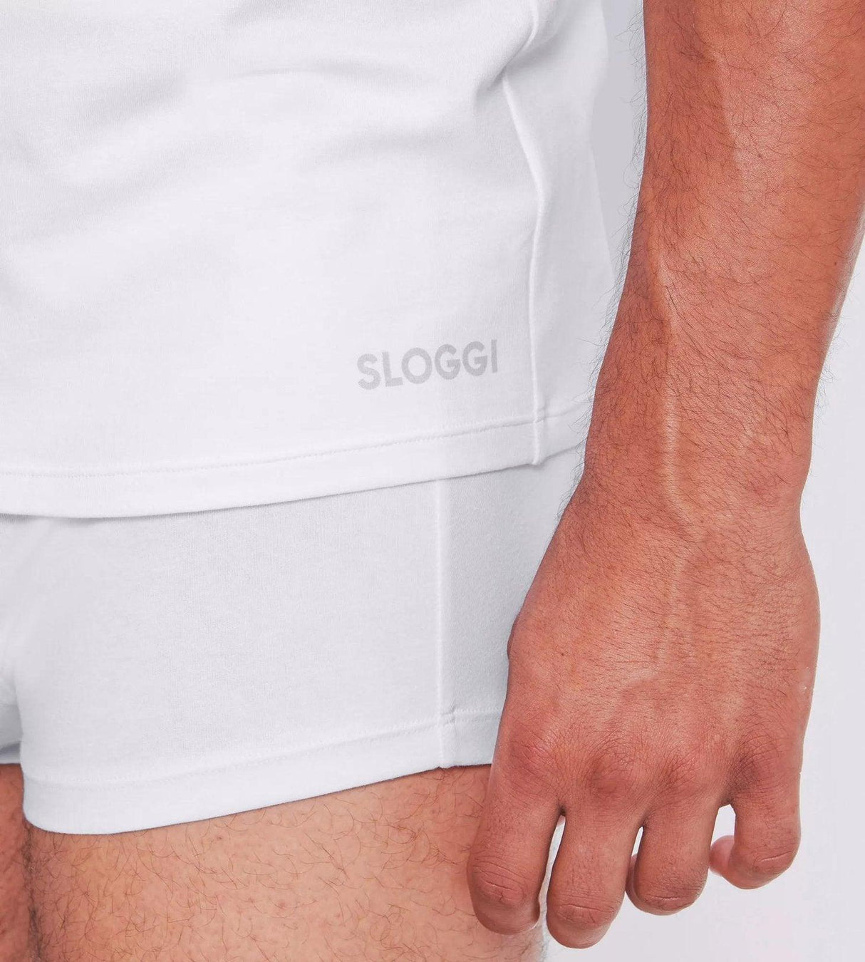 Sloggi Uomo Confezione 2 T-Shirt GO ABC O-Neck 10217962 S25 - Passarelli Biancheria