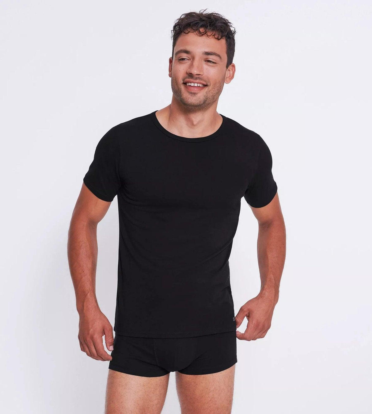 Sloggi Uomo Confezione 2 T-Shirt GO ABC O-Neck 10217962 S25 - Passarelli Biancheria