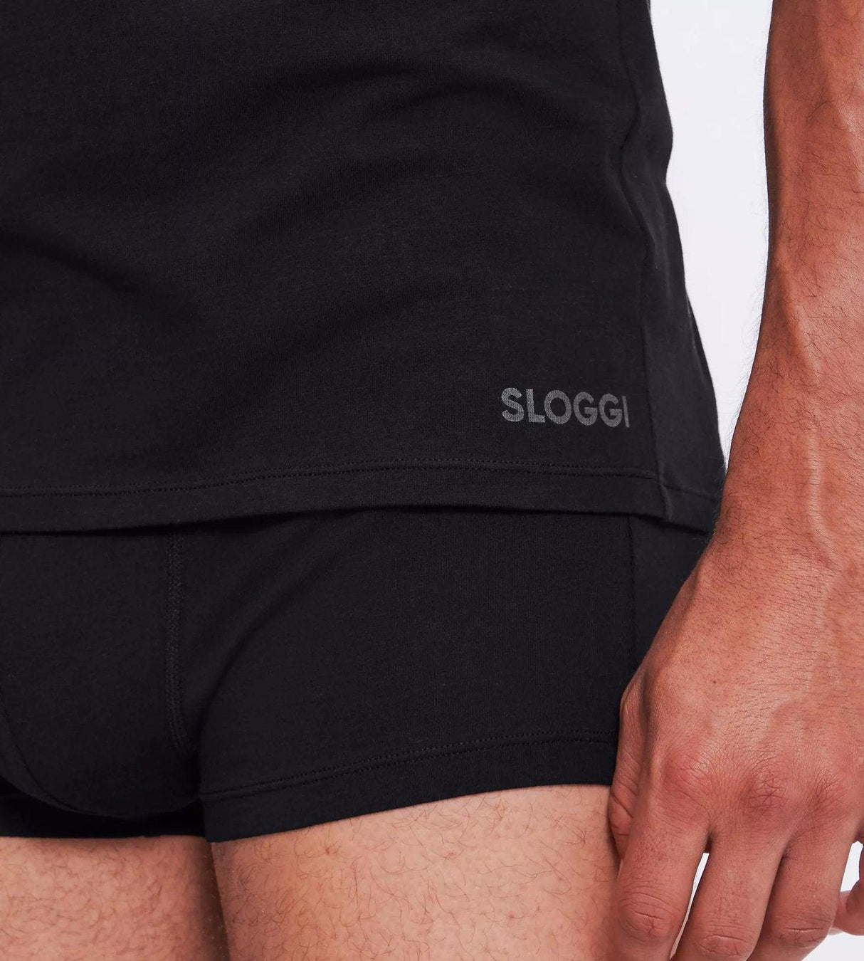 Sloggi Uomo Confezione 2 T-Shirt GO ABC O-Neck 10217962 S25 - Passarelli Biancheria