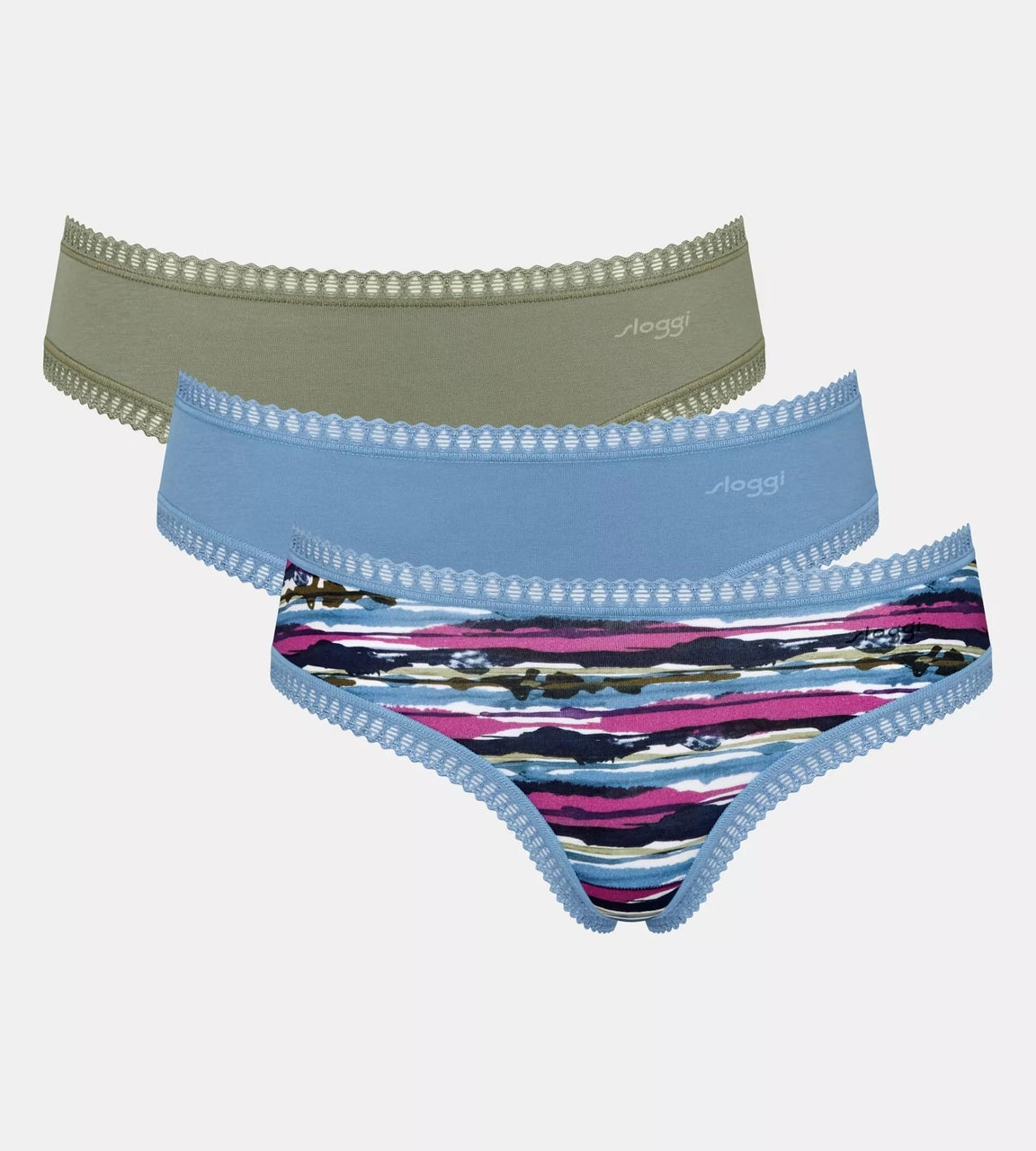 Sloggi Donna  Confezione da 3 Go Crush Hipster 10219671 S18