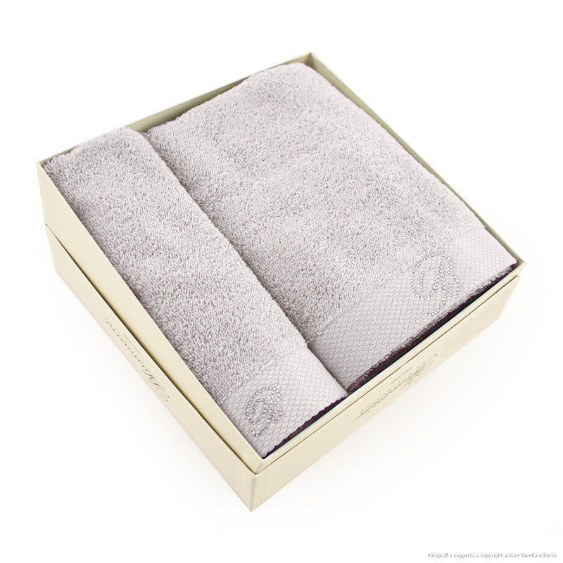 Blumarine Set 1+1 Asciugamani Spugna Benessere 102010074 2402S47