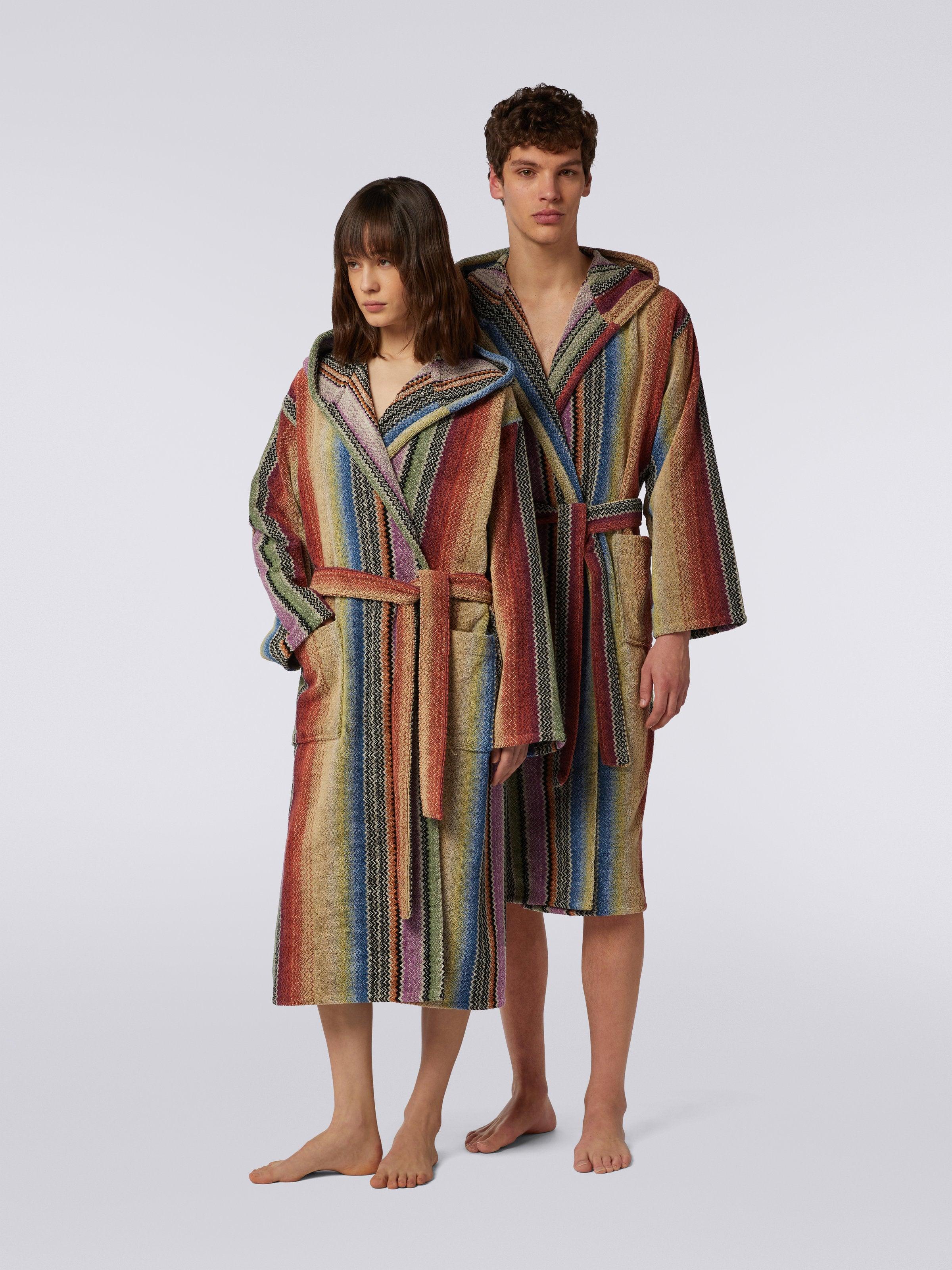 Missoni Accappatoio Unisex con Cappuccio Archie 1A3AC99703 S180 - Passarelli Biancheria