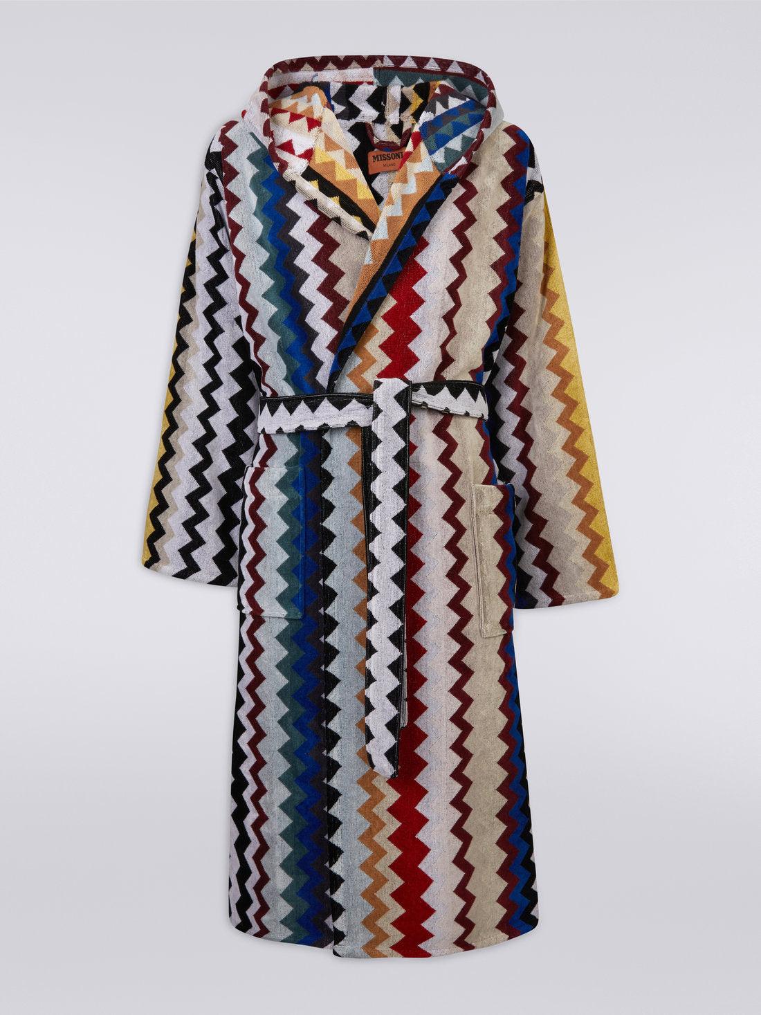 Missoni Accappatoio Unisex con Cappuccio Cyrus 1C3AC997604 S200 - Passarelli Biancheria