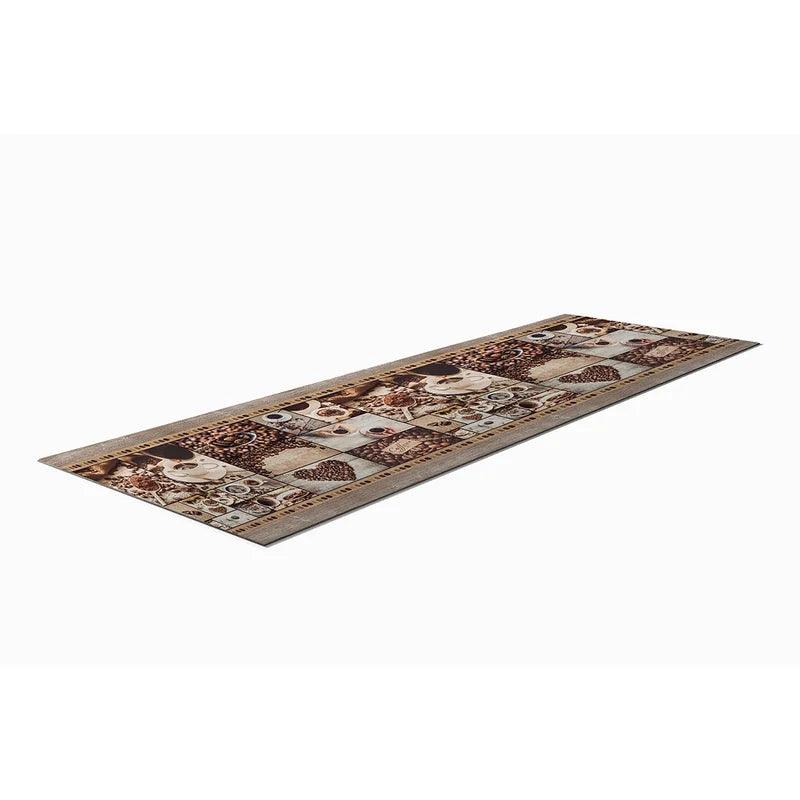 Passatoia con Stampa Digitale Caffè - Varie Dimensioni - Passarelli Biancheria