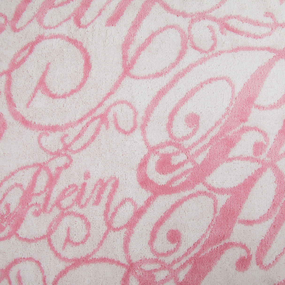 Philipp Plein Telo Bagno Script Moderno in Spugna