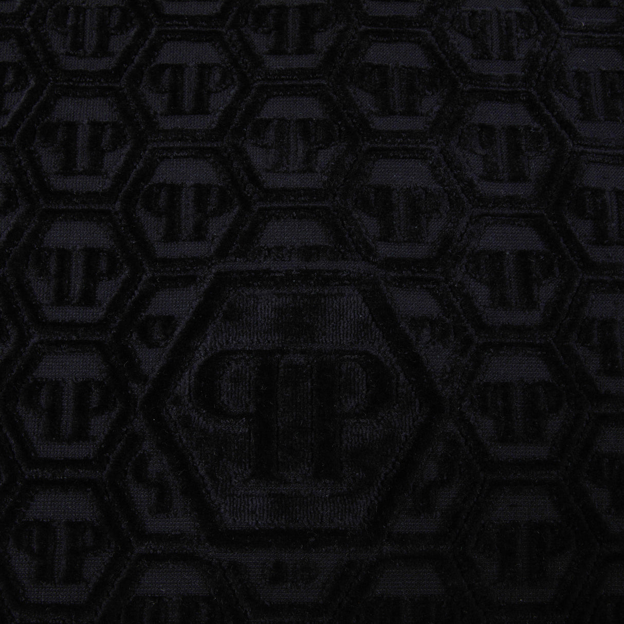 Philipp Plein Telo Bagno Hexagon Moderno in Spugna