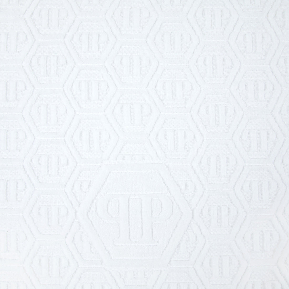 Philipp Plein Telo Bagno Hexagon Moderno in Spugna