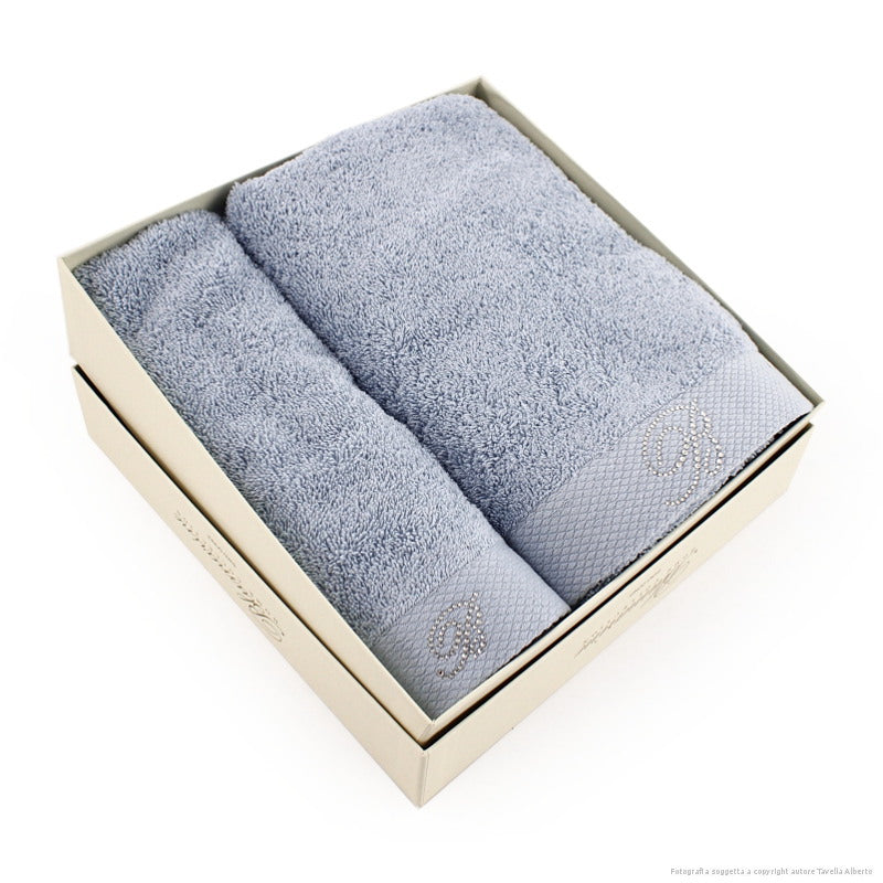 Blumarine Set 1+1 Asciugamani Spugna Benessere 102010074 2402S47