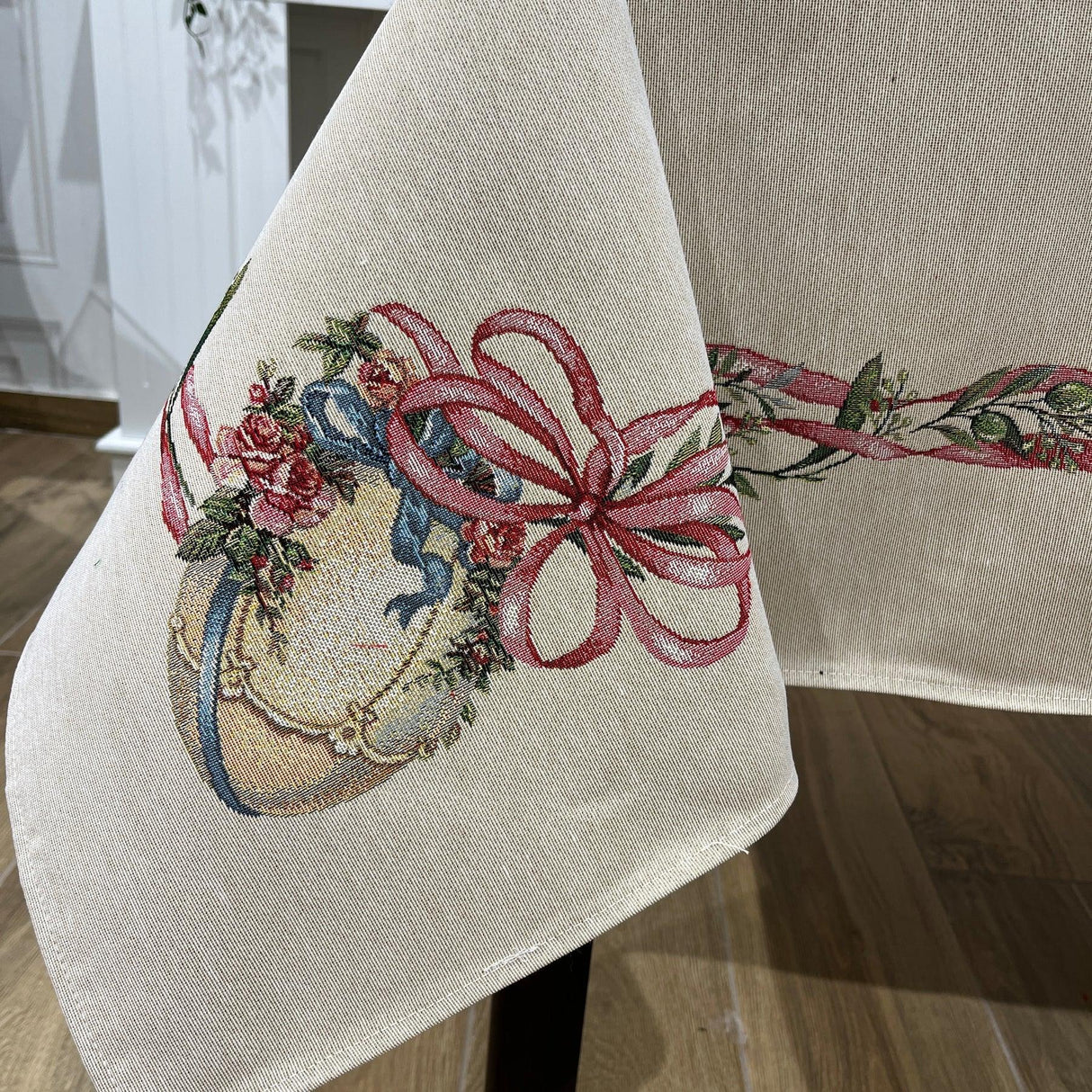 Tovaglia in Gobelin di Cotone Nastrino - Dimensioni Varie - Passarelli Biancheria