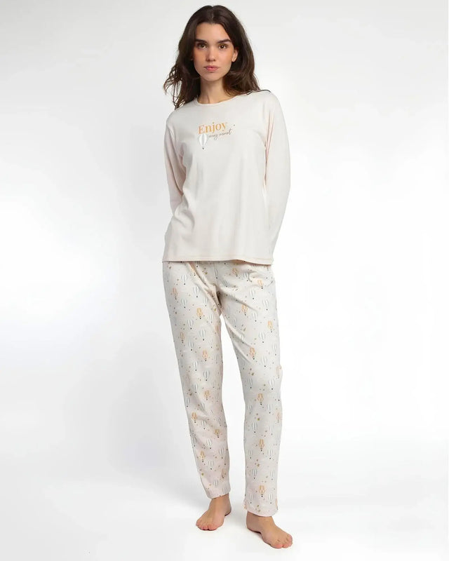 Admas Pigiama da Donna in Caldo Cotone 63589