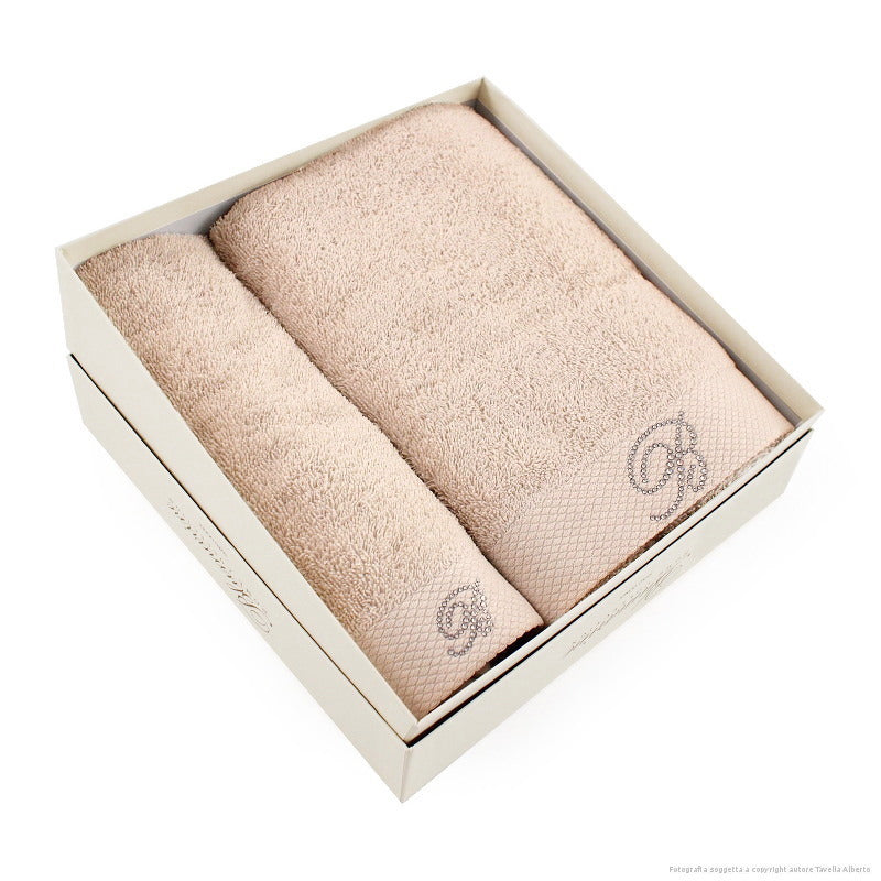 Blumarine Set 1+1 Asciugamani Spugna Benessere 102010074 2402S47