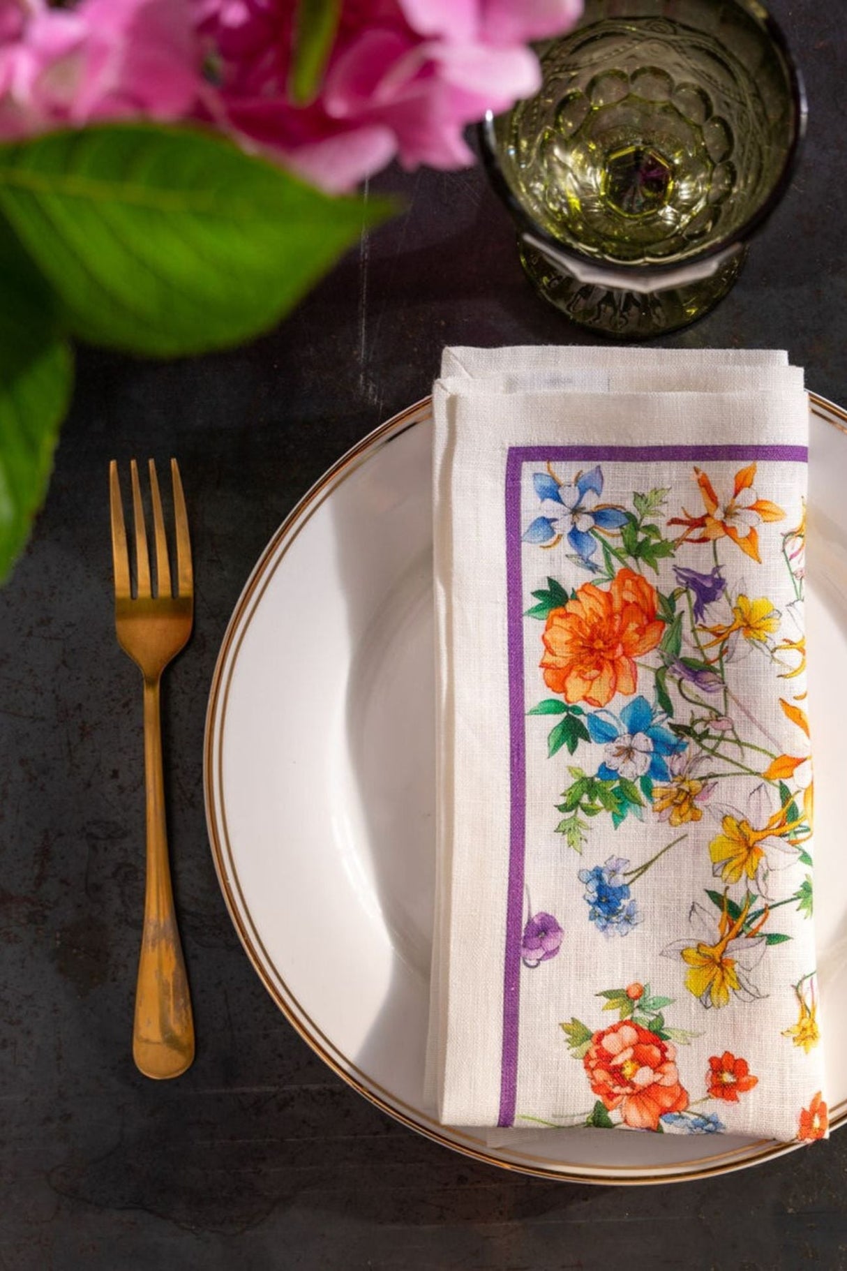 Tessitura Toscana Telerie Set 4 Tovaglioli Antea