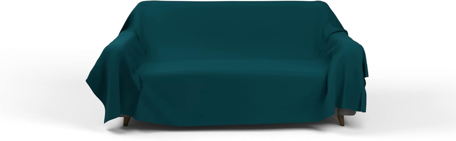 Max Color Telo Arredo Cotone Tinta Unita - Varie Dimensioni