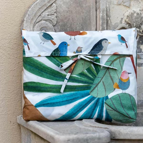 Tessitura Toscana Parure Copripiumino Matrimoniale Mindo Izylinen B156 - Passarelli Biancheria