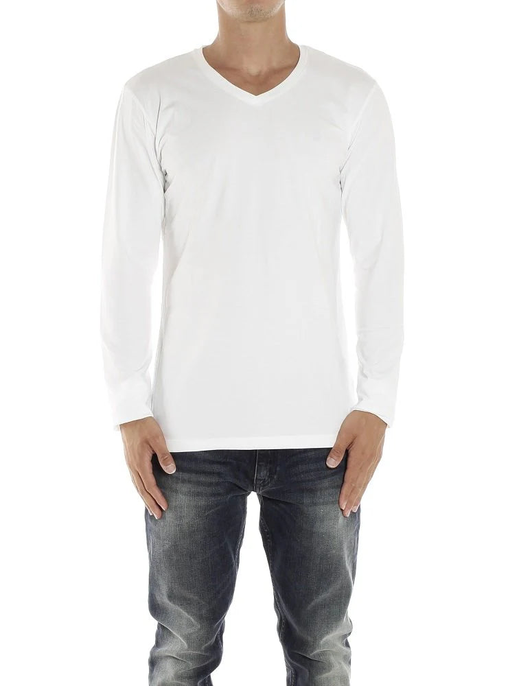 Nottingham Maglia Intima Invernale Maniche Lunghe da Uomo in Caldo Cotone Scollo V S100