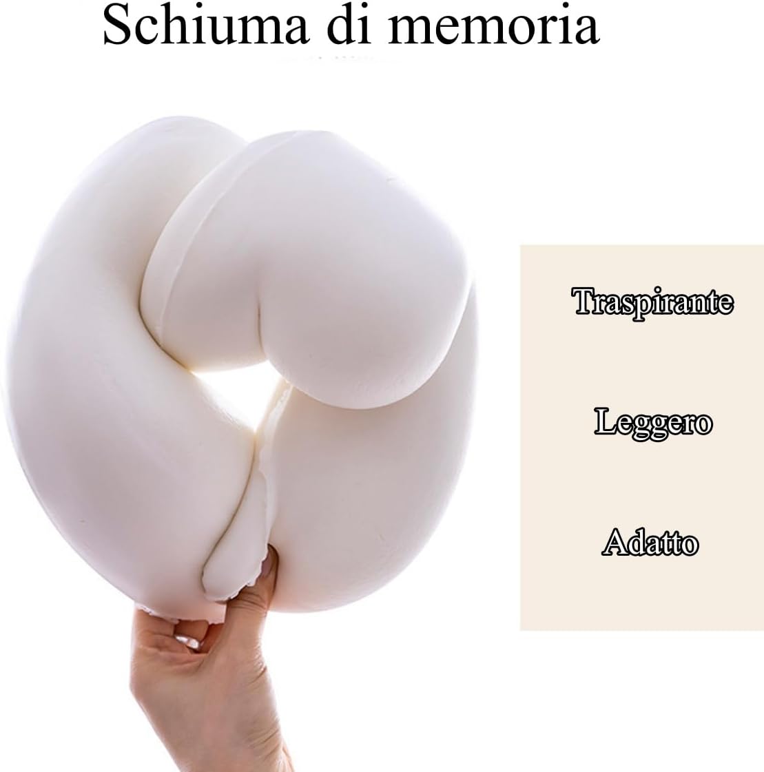 Cuscino da viaggio con portaoggetti 2411S90