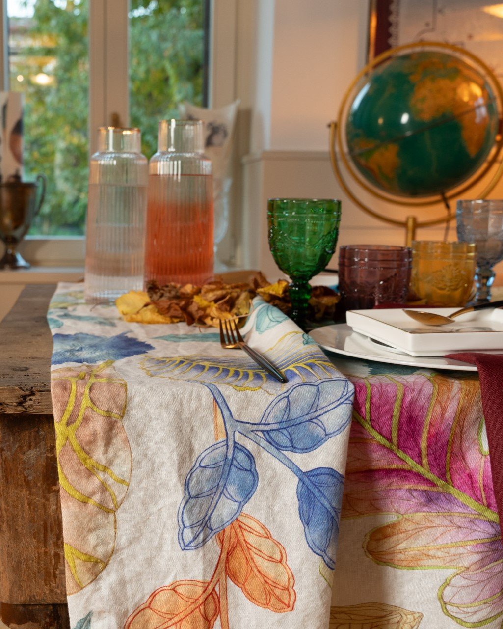 Tessitura Toscana Telerie Tablecloth in 100% Maui Hemp - Various Sizes