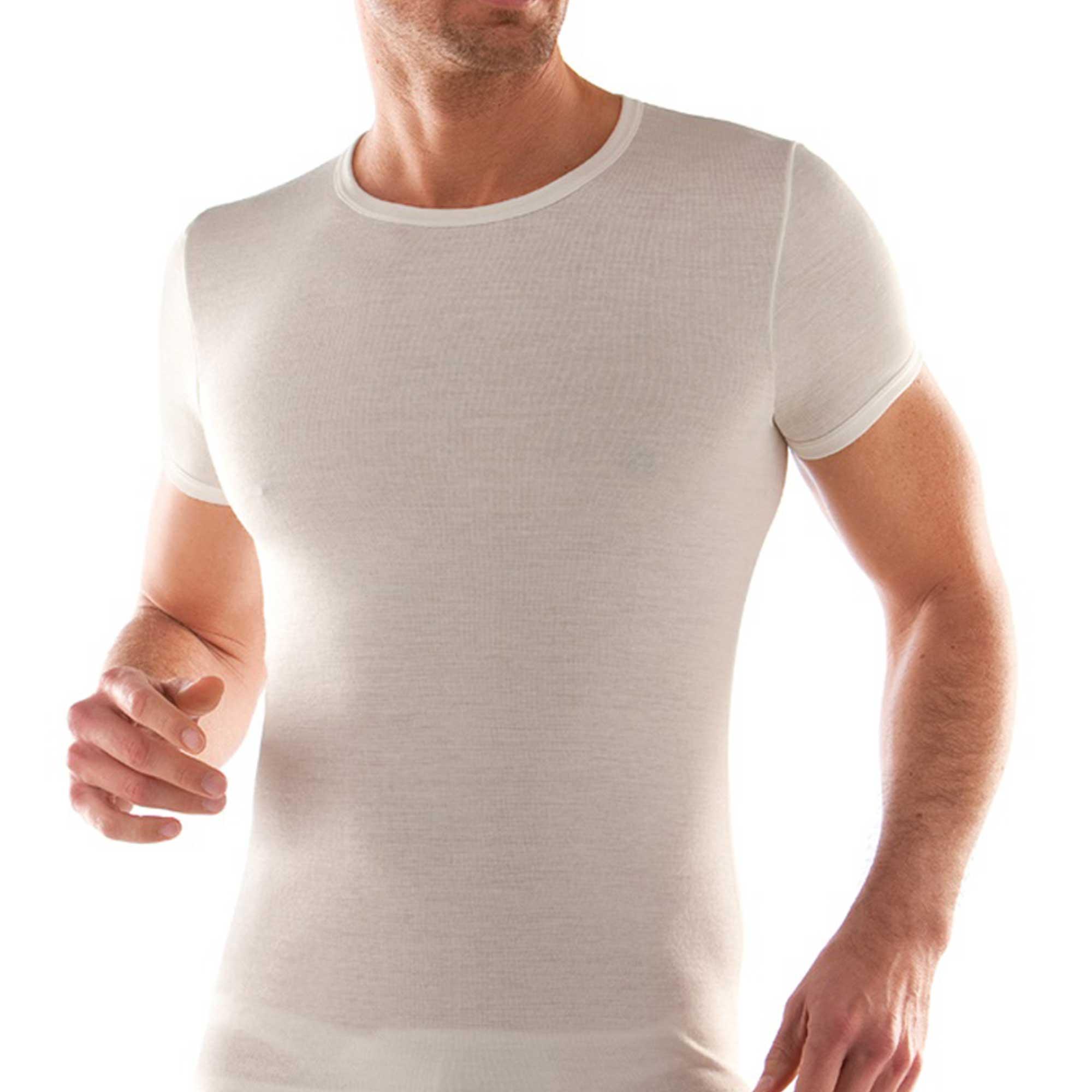 Liabel Maglia da Uomo Manica Corta Lana - Cotone Girocollo 5321/23 S24 - Passarelli Biancheria