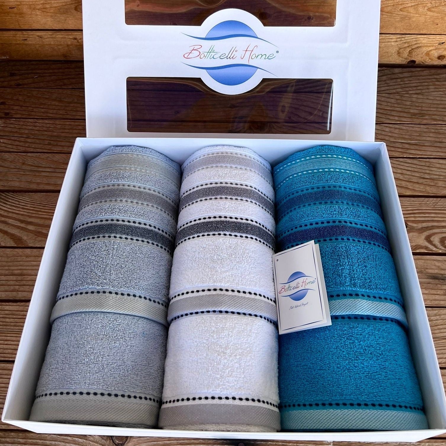 Asciugamani 3+3 GRADATION By BOTTICELLI HOME