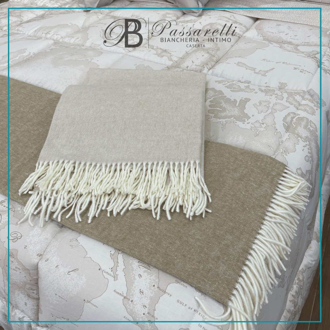 Mastro Raphaël Plaid Casper Cotone Unito 130x170 V15A0075 S66 - Passarelli Biancheria