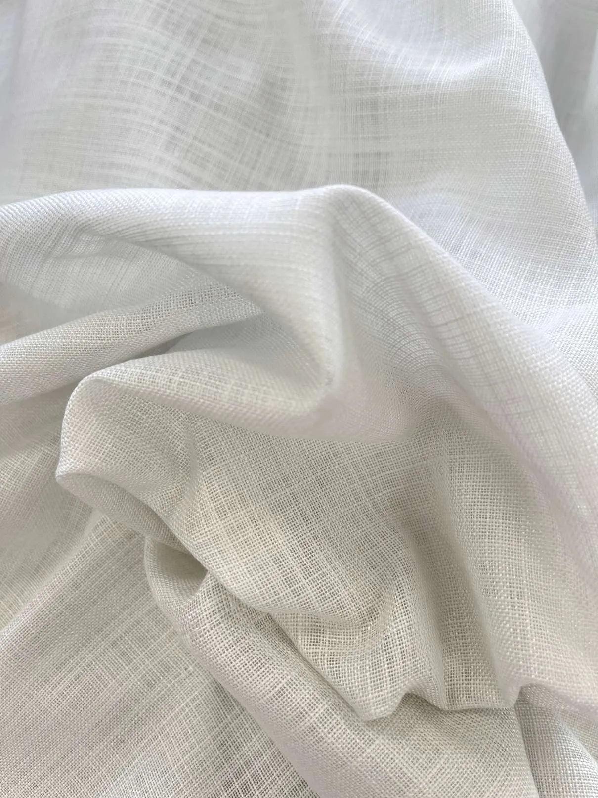 Fabrics Tessuto per Tende al metro Futura Fiammato Tinta Unita S40 - Passarelli Biancheria