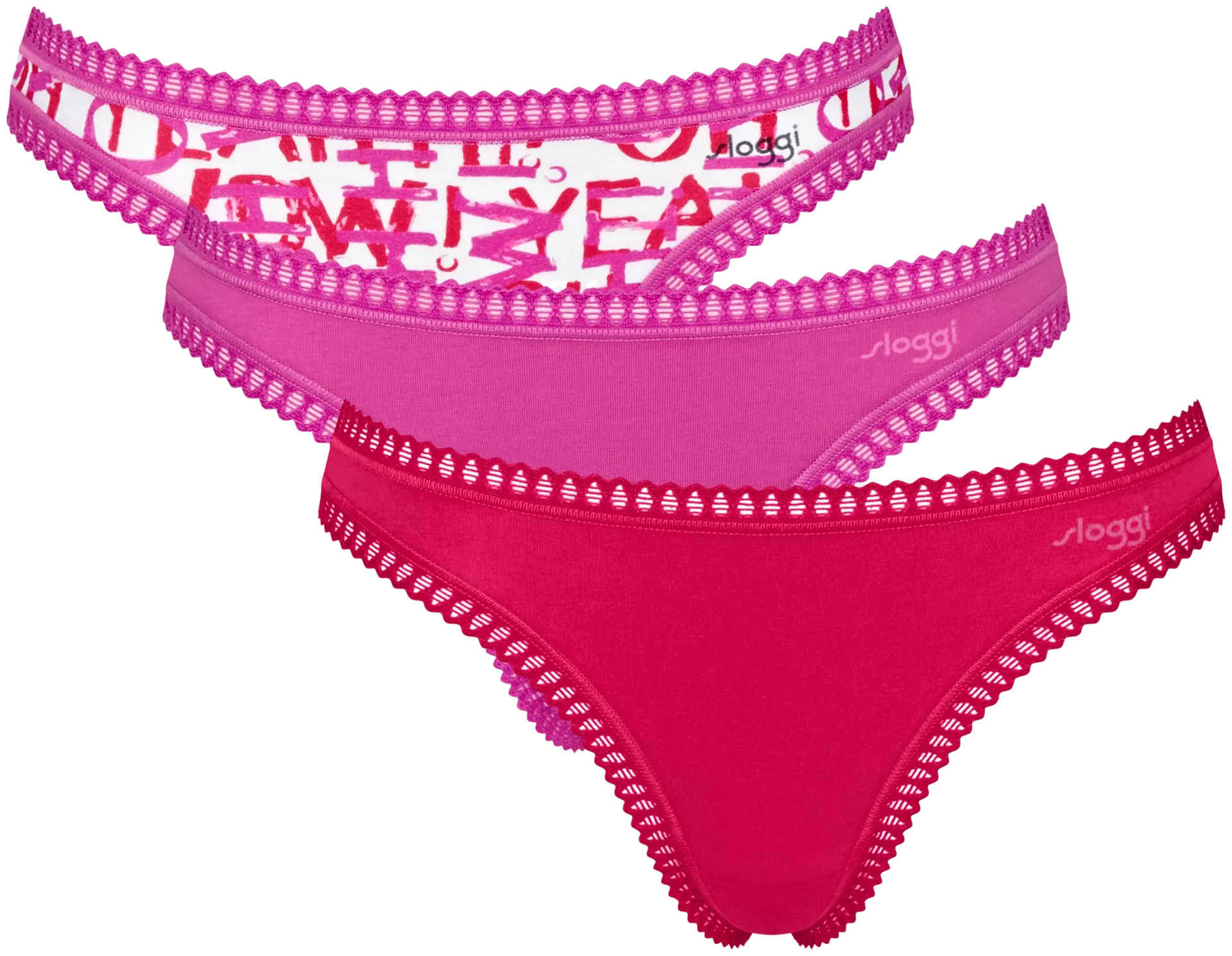 Sloggi Donna Confezione da 3 Go Crush String 10219704 2410S18
