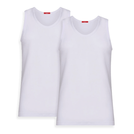 Ragno 2 Canottiere in Cotone Spalla Larga da Uomo 601412 S14 - Passarelli Biancheria