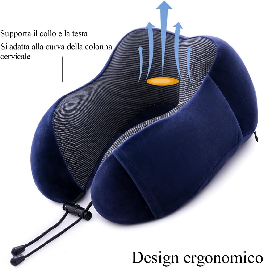 Cuscino da viaggio con portaoggetti 2411S90