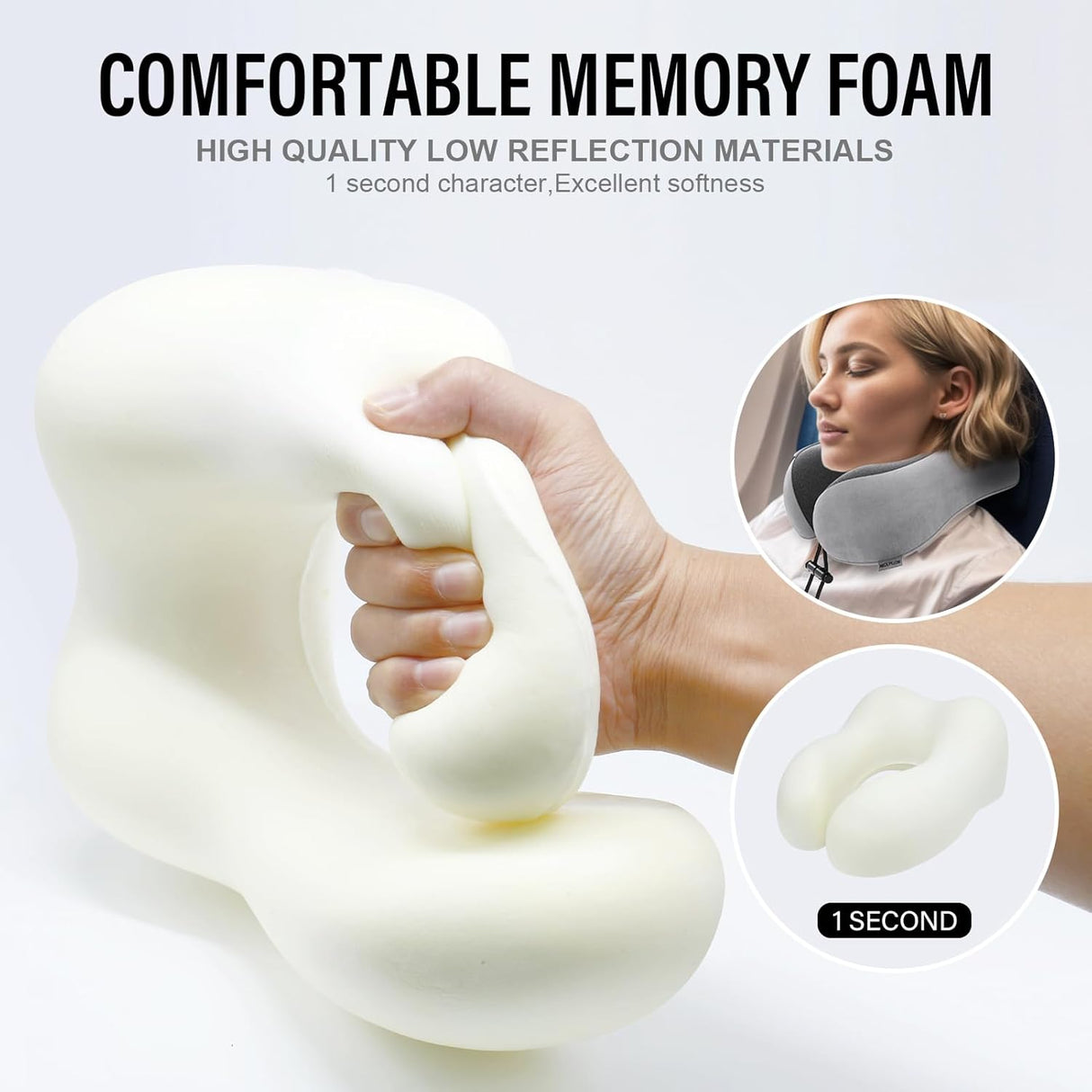 Cuscino da viaggio con portaoggetti 2411S90