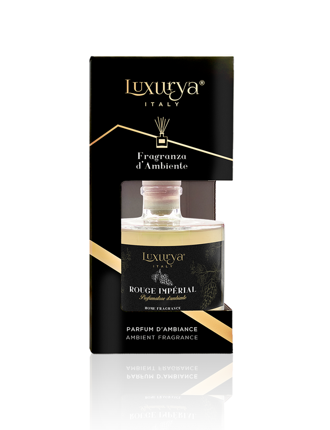 Diffusore d'ambiente 500ml - Profumo ambiente Rouge Imperial (Uva) | Profumatore per la casa Luxurya Parfum