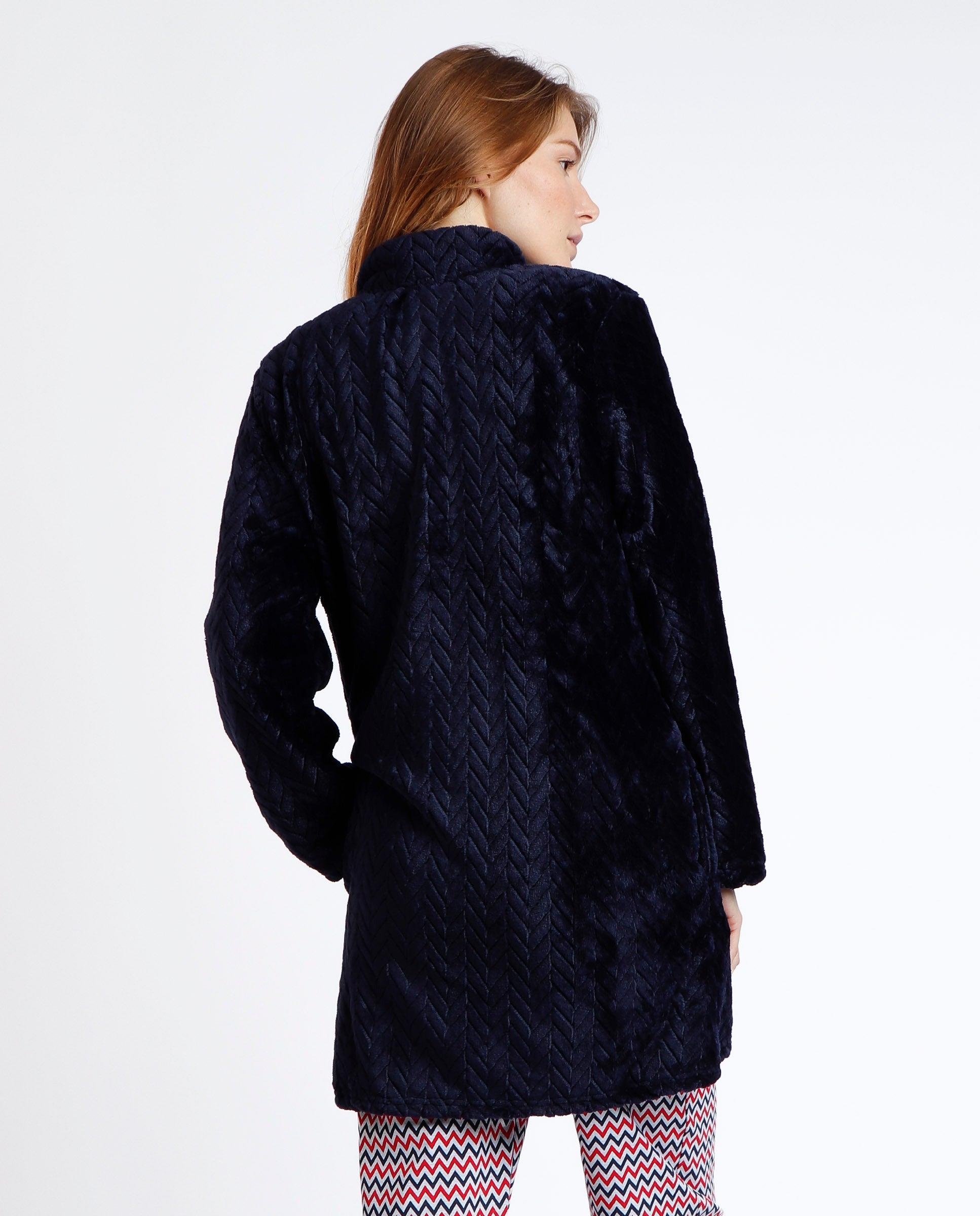 Admas Disney Vestaglia Invernale da Donna in Pile Abbottonata 67010 S34 - Passarelli Biancheria