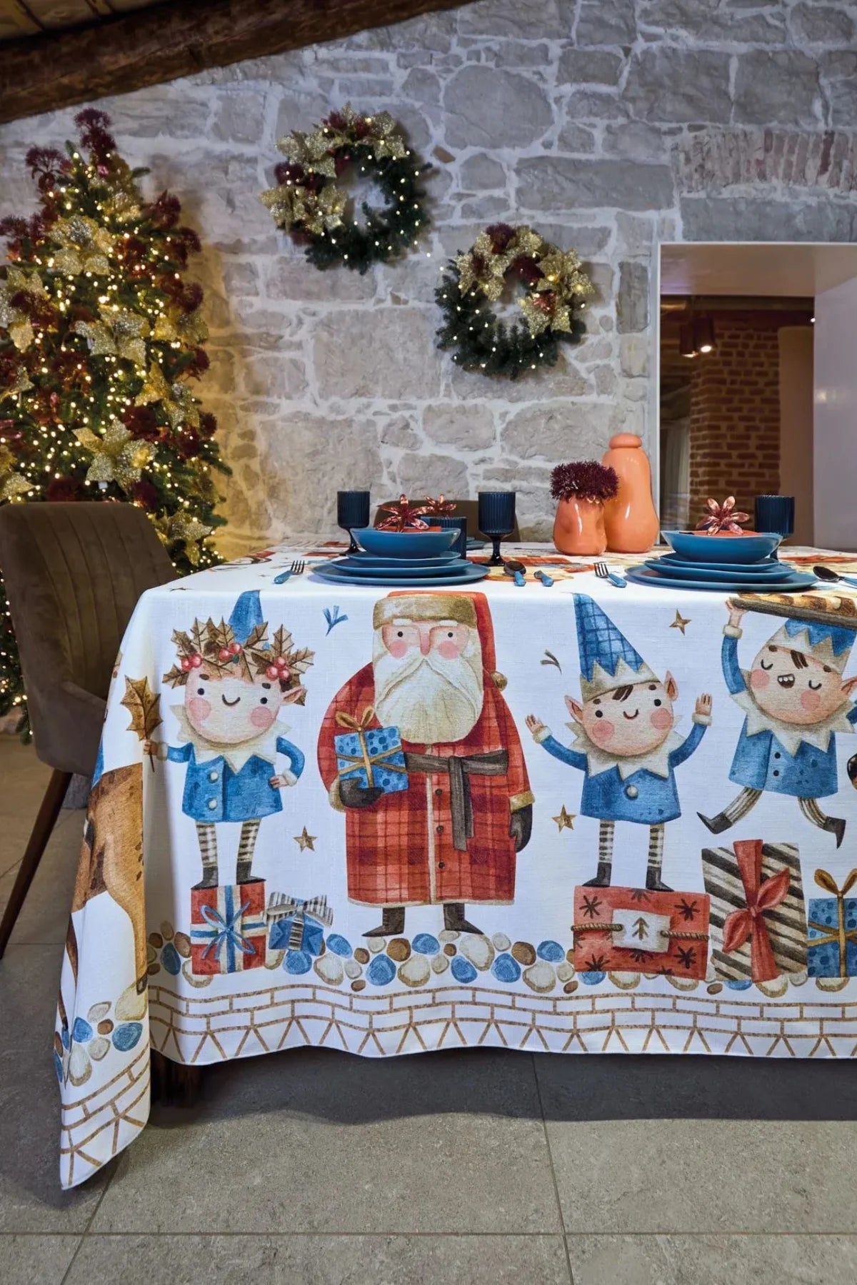 Maison Sucrèe Tovaglia Folletti tessuto Korin - Varie Dimensioni