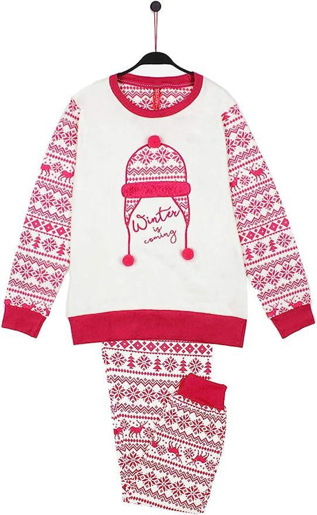 Admas Pigiama Invernale da Donna in Caldo Cotone 54140 S33 - Passarelli Biancheria