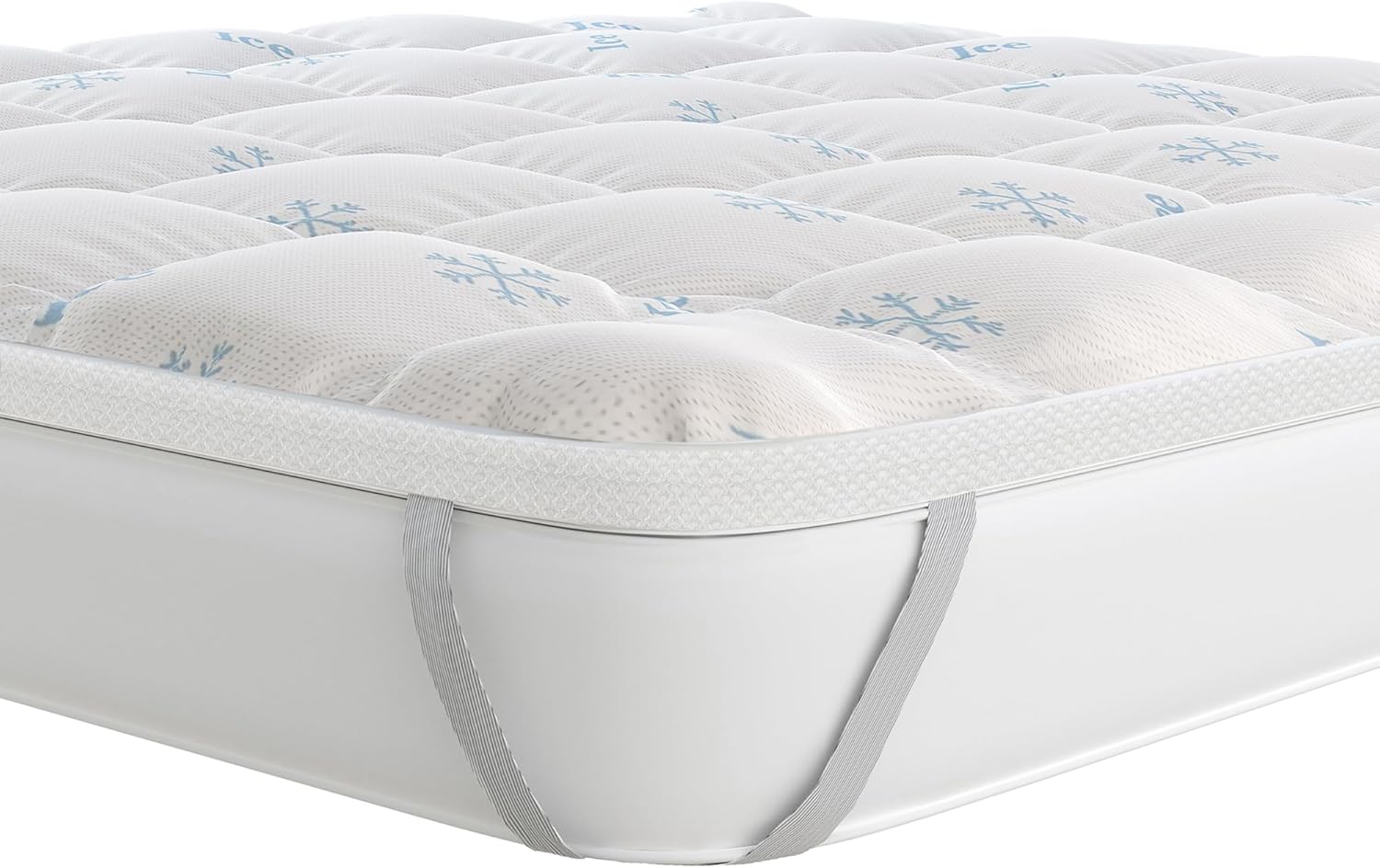 Topper Coprimaterasso Trapuntato TOPPER ICE Bianco - Varie Dimensioni