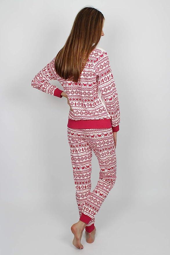 Admas Pigiama Invernale da Donna in Caldo Cotone 54140 S33 - Passarelli Biancheria