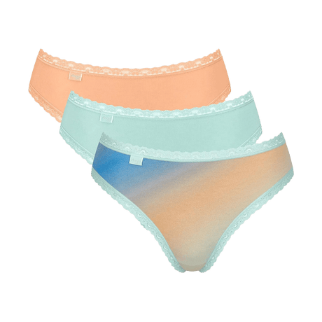 Sloggi Donna 24/7 Weekend Tai C3P 3 Slip 10198237 V009 S16 - Passarelli Biancheria