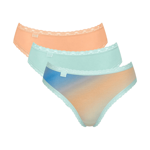 Sloggi Donna 24/7 Weekend Tai C3P 3 Slip 10198237 V009 S16 - Passarelli Biancheria