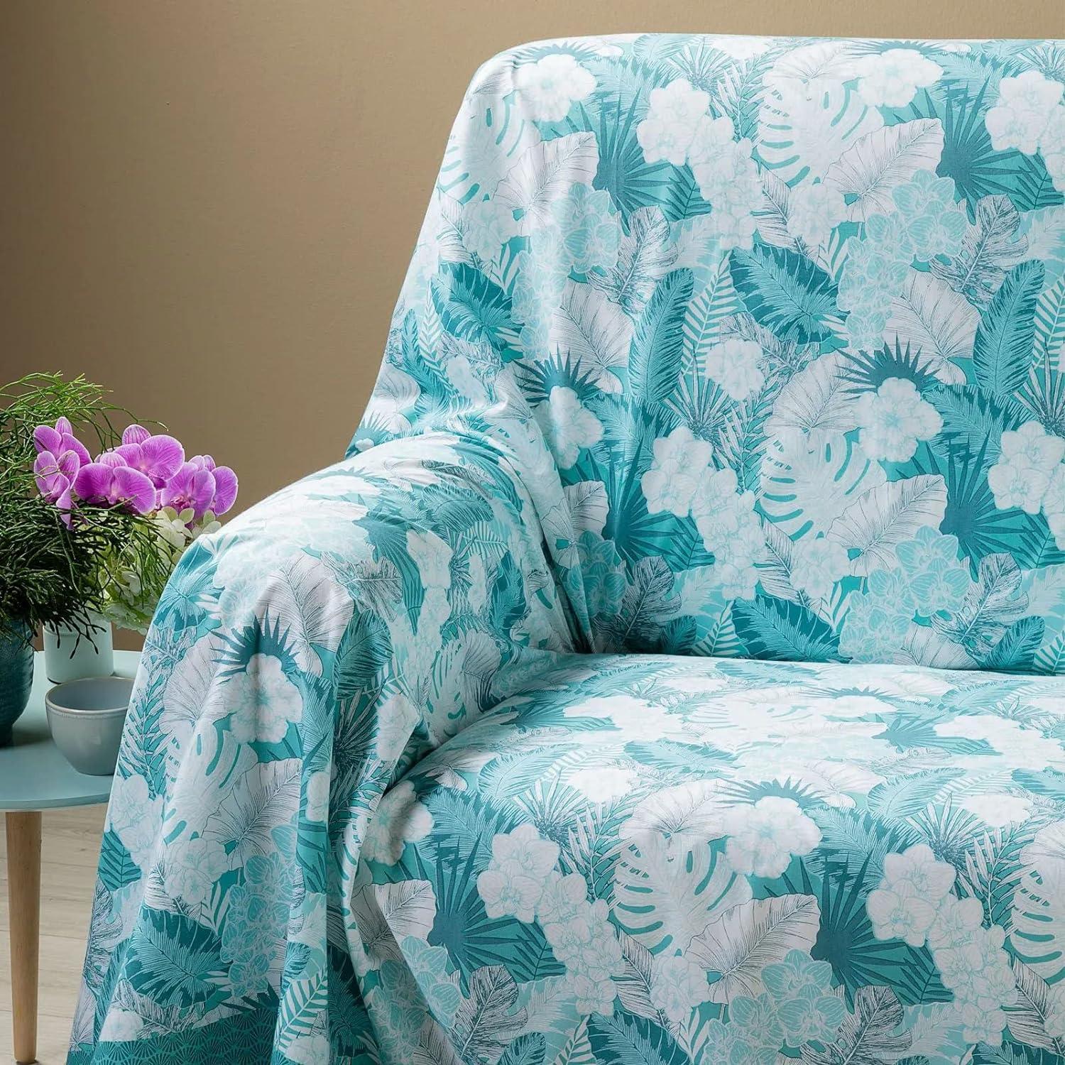 Caleffi Telo Arredo Matrimoniale in Puro Cotone Orchidea S18 - Passarelli Biancheria