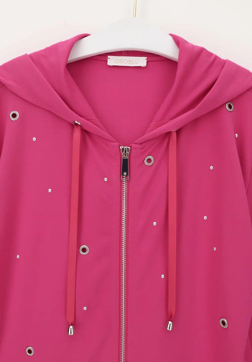 Oroblu Home Felpa con Zip Punto Milano City VOBT67353 S86 - Passarelli Biancheria