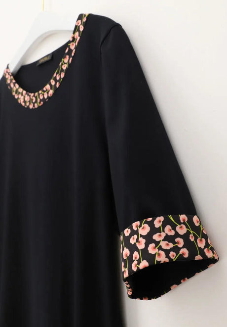 Oroblu Maglia T-Shirt da donna Pull-On Tops Flowers VOBT67347 S40 - Passarelli Biancheria