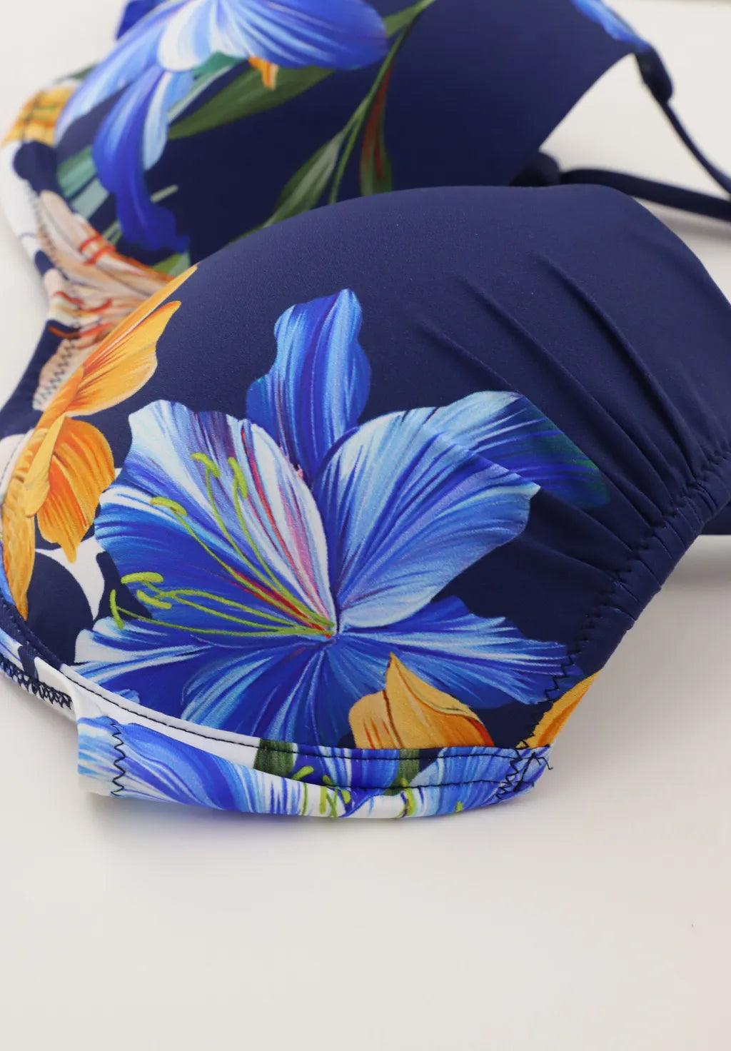 Oroblu Costume due Pezzi Flower Padded VOBB67221 S116 - Passarelli Biancheria