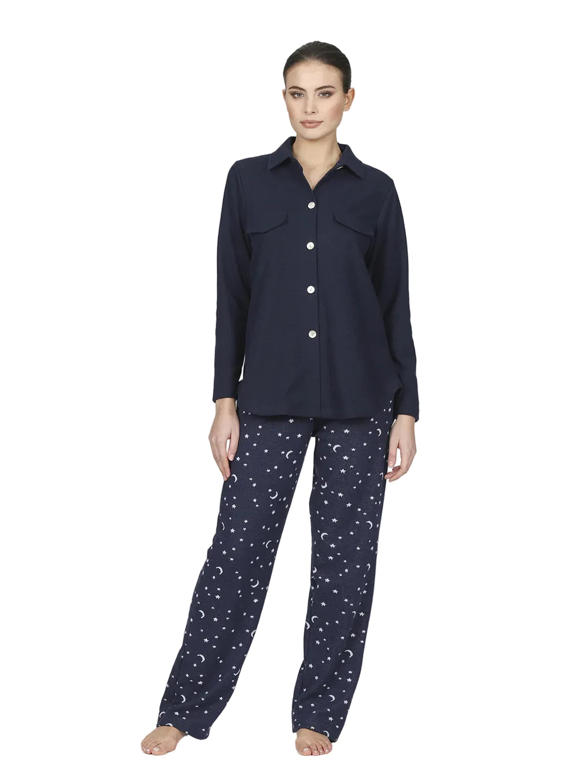 Alpina Pigiama Invernale Aperto da Donna AEL442 Filippa 2510S80